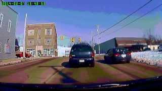 Dangerous idiot drivers Wheelersburg Ohio 2014-02-07 FKE4496 GCD9912