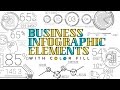 30 Line Infographic Elements - After Effects Template