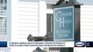 Funeral held for baby found in Manchester pond