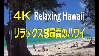 4K リラックスハワイ カイルアビーチ　Relaxing Hawaii Kailua Beach