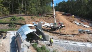 Richland Creek Bottomless Arch Culvert Installation