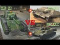 ARL 44 vs Jg.Pz .IV & Leopard (WoT Blitz Gameplay)