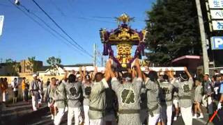 関東有数のあばれ神輿 2011年度埼玉県吉川市八坂祭り３