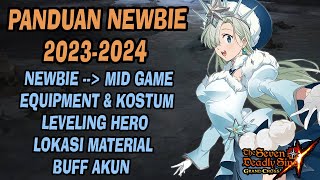 Panduan Ringkas Untuk Newbie 2023-2024 | Cara Cepat Menjadi Akun MID Game - Seven Deadly Sins GC