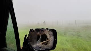 Inside of a Tornado and Probe Deployment - Truscott / Benjamin, TX 4-27-2021