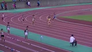 20161010静岡中部陸協記録会女子200ｍ1組