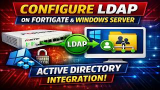 11- FortiGate LDAP Configuration with Windows Server Active Directory | Step-by-Step Guide