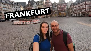 Day in FRANKFURT City. Our first Tesla store! | Canada Honeymoon Day 1