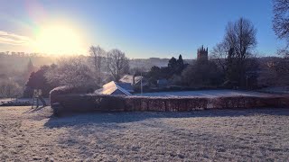 Luxury Winter Escape: Frosty Morning Walk in Blockley, The Heart of the Cotswolds