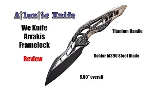 WE KNIFE CO ARRAKIS Folding Knife Review | Atlantic Knife Reviews 2019