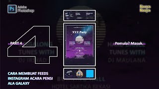 PART 4 - FEEDS INSTAGRAM - Photoshop Tutorial Pemula | XYZ Party