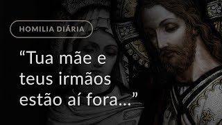 “Tua mãe e teus irmãos estão aí fora…” (Homilia Diária.1219: Terça-feira da 16.ª Semana Comum)