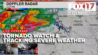 Tornado Watch & Tracking Severe Storms in Middle Tennessee and Southern Kentucky
