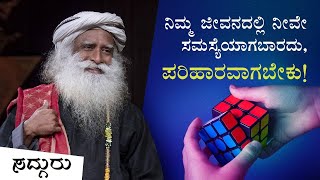 ನೀವೊಂದು ಸಮಸ್ಯೆಯಾಗಬಾರದು, ಪರಿಹಾರವಾಗಬೇಕು | Make Yourself A Solution | Sadhguru Kannada