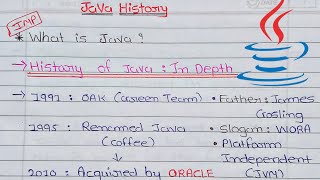 History of Java || Java Programming Language || In Hindi