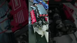 How does the supercharger work on the TOYAN V8 engine? | Stirlingkit