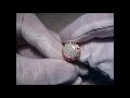 round white opal ring diamond halo 14k gold 4561 flashopal