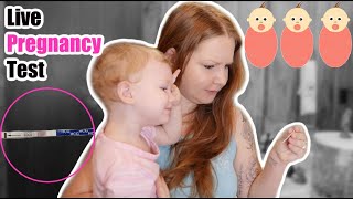 4 DAYS LATE! LIVE PREGNANCY TEST & MY REACTION! TRYING TO CONCEIVE BABY #3 | MEET THE MORGANS