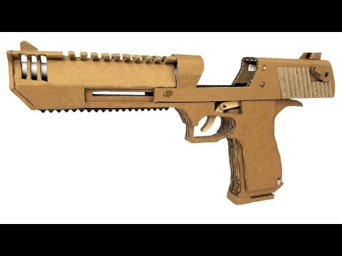 How To Make Cardboard DesertEagle That Sh00ts How To Make Cardboard DesertEagle That Sh00ts