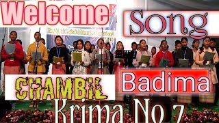 Welcome Song Chambil Badima Mondoli Choir || Soba A B Krima No 7 || Salban Manda