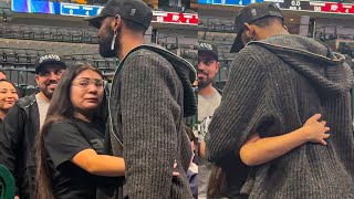 Kyrie Irving's Emotional Reaction When a Girl Cried after Meeting Him after Beating Thunder