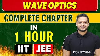 WAVE OPTICS in 1 Hour || Complete Chapter For JEE Main/Advanced