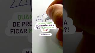 Quanto Comer De Proteína Para Ficar Musculoso!! Hipertrofia