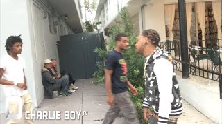 Jose Guapo gets sized up by two goons on miami beach for having all his jewelry on & $30,000 CASH