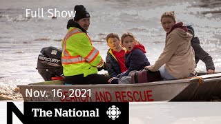 CBC News: The National | Devastation in B.C., highways washed out, evacuation orders