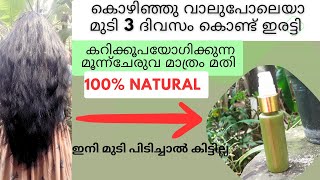 വെറും 3ദിവസം മാത്രം|മുടികൊഴിച്ചിൽ, നര, മാറ്റി മുടി ഇരട്ടി വേഗത്തിൽ വളരും 🔥|@AJITALKS