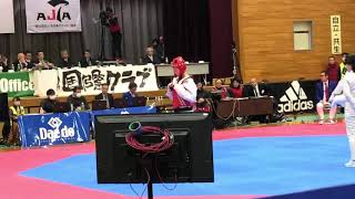 テコンドー　東京2020オリンピック　日本代表最終選考会　女子-56kg 決勝