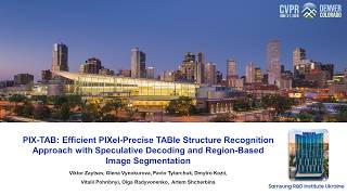 [CVPR 2026] PIX-TAB: Efficient PIXel-Precise TABle Structure Recognition Approach