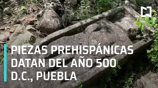 Encuentran piezas prehispánicas, Puebla - Las Noticias