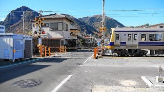 伊豆箱根鉄道・駿豆線【№47】神島踏切・通過・走行映像　静岡県伊豆の国市三福