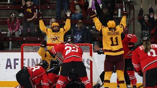 Highlights: #3 Gopher Women's Hockey Downs #2 Ohio State