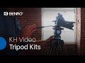 Benro KH Video Tripod Kits | Sturdy, Versatile tripod for Video Cameras, Mirrorless, and DSLRs