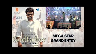 Megastar Chiranjeevi Grand Entry @ God Father Grand Pre Release Event | Tollywood Talks