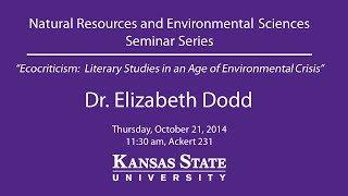 Ecocriticism:  Literary Studies in an Age of Environmental Crisis - NRES Seminar Series