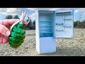 EXPERIMENT : How Strong The Refrigerator is?? | Fridge VS