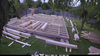 Pineca.com | Nantes Residential log cabin 13m x 9m installation timelapse PART 1 | Pineca Group