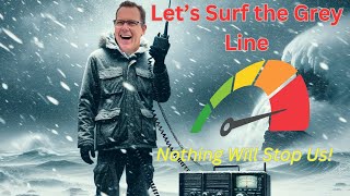 Let's Surf the Grey Line in FREEZING COLD WEATHER - Woohooo! #pota #hamradio #livestream #antenna