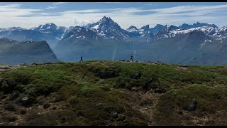 Isfjorden Skyrace 2023 by drone