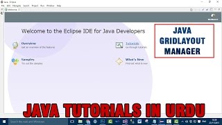 Java Applet Tutorial In Urdu/Hindi - Java Layout Managers (GridLayout ) (2/3)