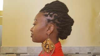 Requested Loc Style Tutorial: Short To Medium Locs
