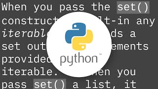 elements of sets in python must be mutable or immutable?