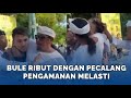 Viral Bule Ribut dengan Pecalang Pengamanan Melasti di Bali