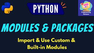 Python Modules & Packages | Math, Sys, Datetime, Random Modules Explained for Beginners