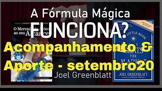 Acompanhamento da Carteira - Fórmula Mágica | set/20