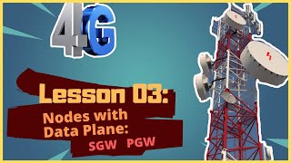 ARCHITECTURE & GENERAL PRINCIPLES OF 4G NETWORKS (LTE) | Lesson 3: Nodes with Data Plane (SGW, PGW)