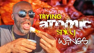 Atomic Spicy Wings at Wingstop: A Fiery Flavor Adventure!